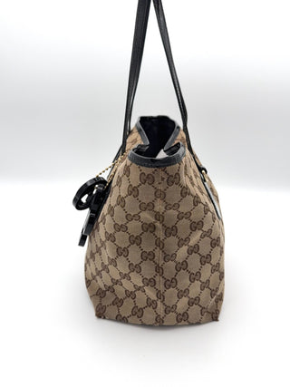 Gucci GG Canvas Mini Shopper - Handtasche- Second Hand - BONVOYAGELOUIS