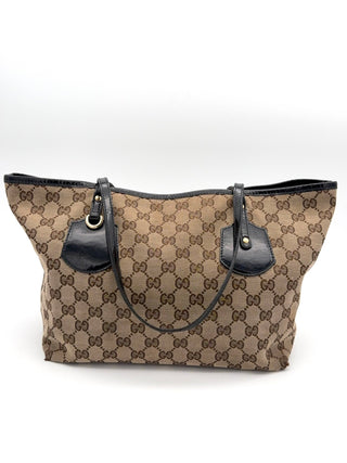 Gucci GG Canvas Mini Shopper - Handtasche- Second Hand - BONVOYAGELOUIS