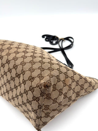 Gucci GG Canvas Mini Shopper - Handtasche- Second Hand - BONVOYAGELOUIS