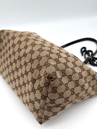 Gucci GG Canvas Mini Shopper - Handtasche- Second Hand - BONVOYAGELOUIS