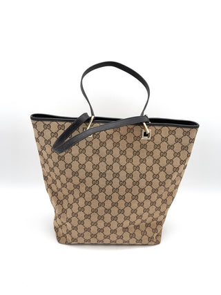 Gucci GG Canvas Tote Bag - Second Hand - BONVOYAGELOUIS