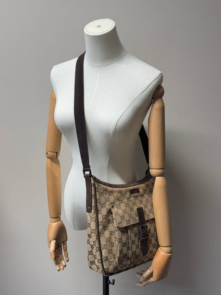 Gucci Hobo Tasche GG Canvas - Second Hand - BONVOYAGELOUIS