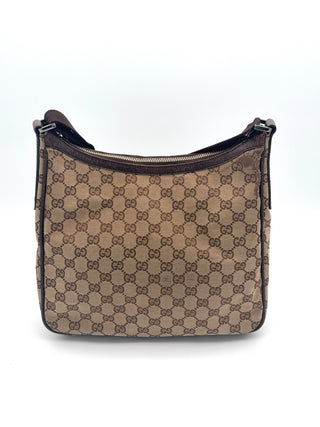 Gucci Hobo Tasche GG Canvas - Second Hand - BONVOYAGELOUIS