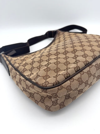 Gucci Hobo Tasche GG Canvas - Second Hand - BONVOYAGELOUIS