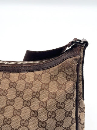 Gucci Hobo Tasche GG Canvas - Second Hand - BONVOYAGELOUIS