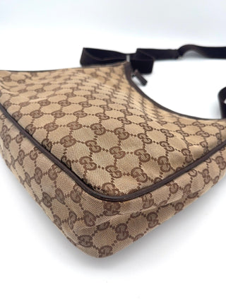 Gucci Hobo Tasche GG Canvas - Second Hand - BONVOYAGELOUIS