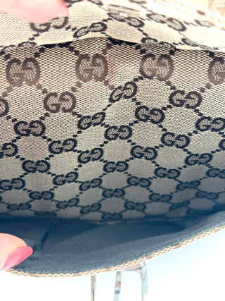 Gucci Hobo Tasche GG Canvas - Second Hand - BONVOYAGELOUIS