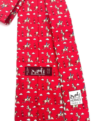 Hermés Krawatte - Second Hand - BONVOYAGELOUIS