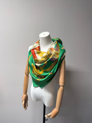 Hermés Seidentuch Carré 90x 90 - Second Hand - BONVOYAGELOUIS