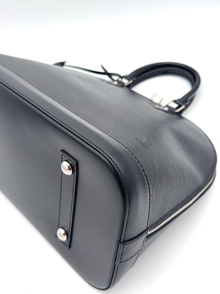 Louis Vuitton Alma Epi Leder schwarz - Handtasche- Second Hand - BONVOYAGELOUIS