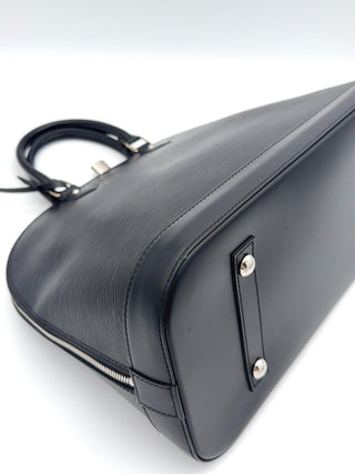 Louis Vuitton Alma Epi Leder schwarz - Handtasche- Second Hand - BONVOYAGELOUIS