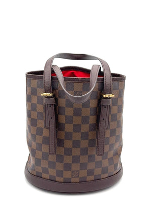 Louis Vuitton Bucket Bag PM Damier Ebene - Second Hand - BONVOYAGELOUIS