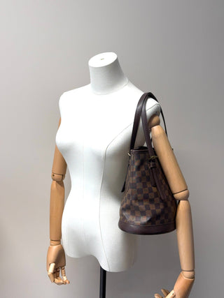 Louis Vuitton Bucket Bag PM Damier Ebene - Second Hand - BONVOYAGELOUIS
