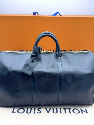 Louis Vuitton Keepall 50 Epi Leder schwarz - Second Hand - BONVOYAGELOUIS