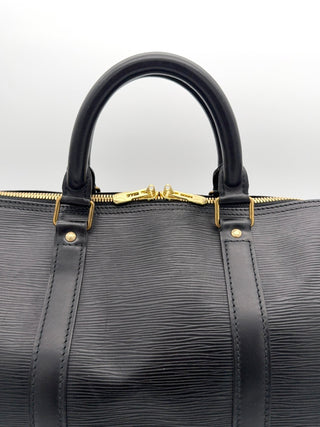 Louis Vuitton Keepall 50 Epi Leder schwarz - Second Hand - BONVOYAGELOUIS