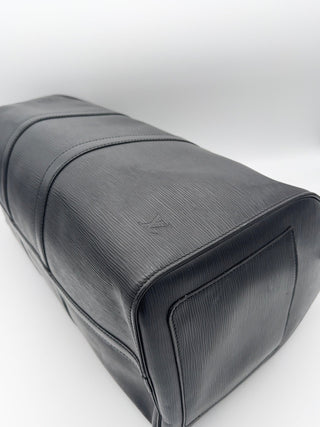 Louis Vuitton Keepall 50 Epi Leder schwarz - Second Hand - BONVOYAGELOUIS