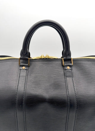 Louis Vuitton Keepall 50 Epi Leder schwarz - Second Hand - BONVOYAGELOUIS