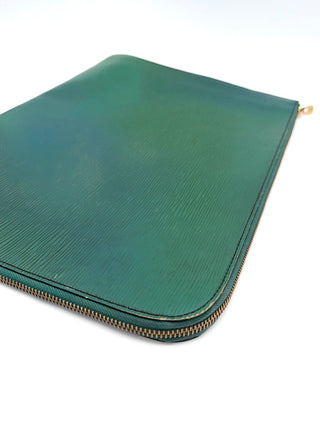 Louis Vuitton Laptop Tasche Epi Leder grün - Second Hand - BONVOYAGELOUIS