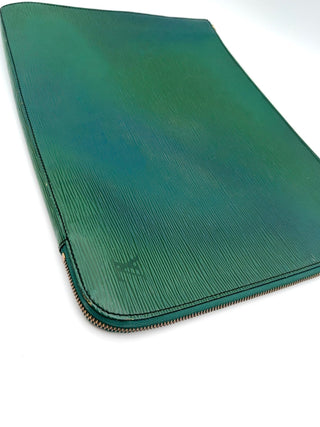 Louis Vuitton Laptop Tasche Epi Leder grün - Second Hand - BONVOYAGELOUIS