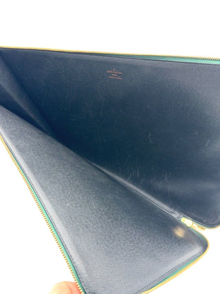 Louis Vuitton Laptop Tasche Epi Leder grün - Second Hand - BONVOYAGELOUIS