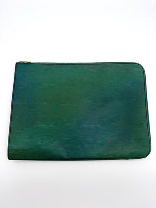 Louis Vuitton Laptop Tasche Epi Leder grün - Second Hand - BONVOYAGELOUIS