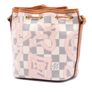 Louis Vuitton Nano Noé Damier Azur Tahitienne - Handtasche- Second Hand - BONVOYAGELOUIS
