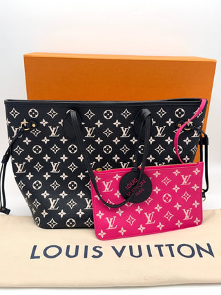 Louis Vuitton Neverfull MM Spring in the City inkl Pochette - Handtasche- Second Hand - BONVOYAGELOUIS