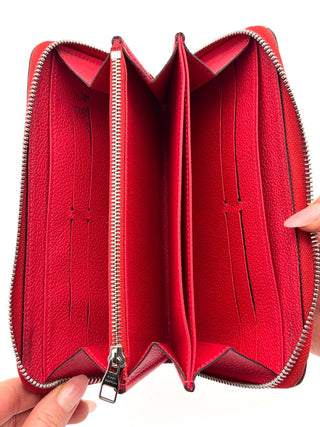 Louis Vuitton Portemonnaie Zippe Empreinte Leder rot - Second Hand - BONVOYAGELOUIS