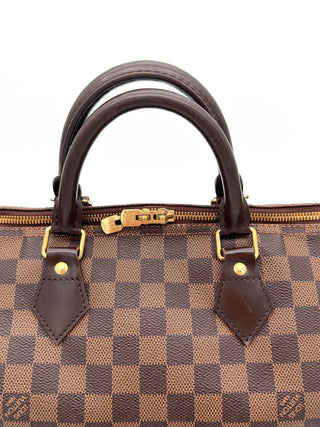 Louis Vuitton Speedy 35 Bandouliere Damier Ebene - Second Hand - BONVOYAGELOUIS