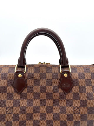 Louis Vuitton Speedy 35 Bandouliere Damier Ebene - Second Hand - BONVOYAGELOUIS