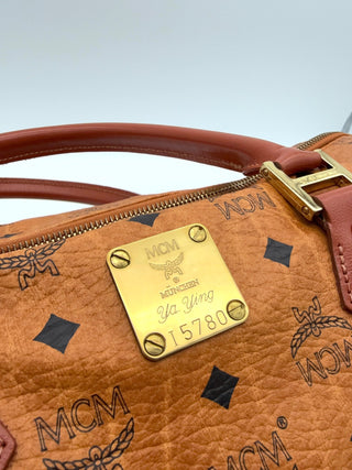MCM Boston Bag - Handtasche- Second Hand - BONVOYAGELOUIS