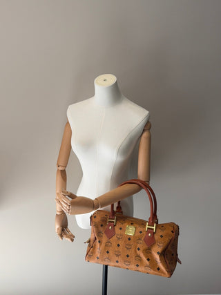 MCM Boston Bag - Handtasche- Second Hand - BONVOYAGELOUIS