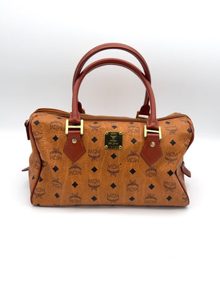 MCM Boston Bag - Handtasche- Second Hand - BONVOYAGELOUIS