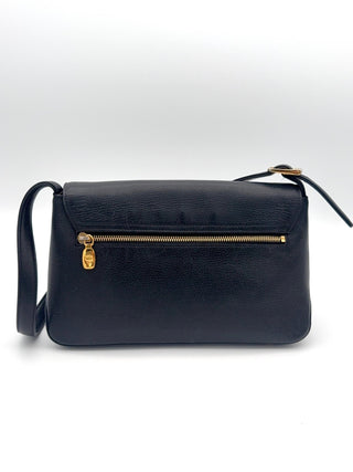 MCM Schultertasche schwarz - Handtasche- Second Hand - BONVOYAGELOUIS