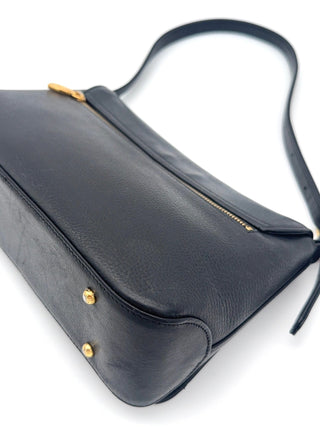 MCM Schultertasche schwarz - Handtasche- Second Hand - BONVOYAGELOUIS