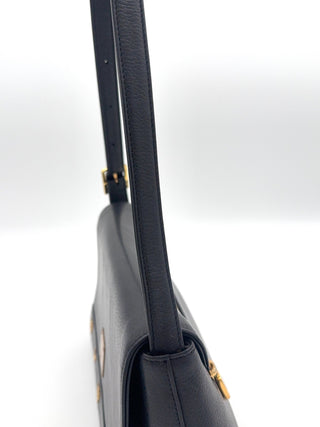 MCM Schultertasche schwarz - Handtasche- Second Hand - BONVOYAGELOUIS