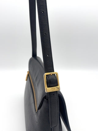 MCM Schultertasche schwarz - Handtasche- Second Hand - BONVOYAGELOUIS