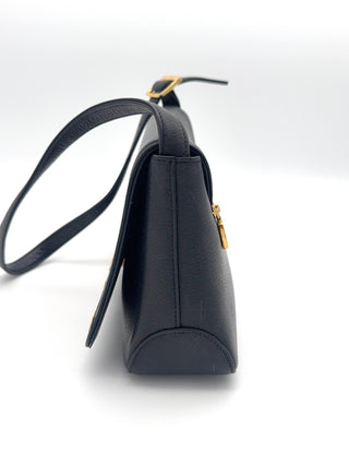 MCM Schultertasche schwarz - Handtasche- Second Hand - BONVOYAGELOUIS