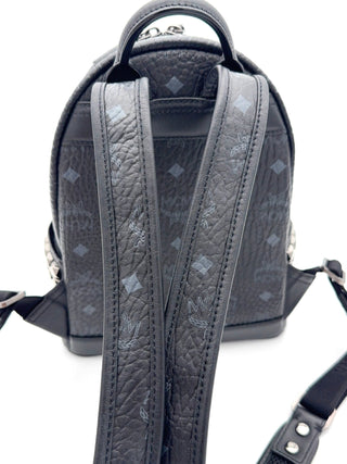 MCM Stark Rucksack schwarz - Handtasche- Second Hand - BONVOYAGELOUIS