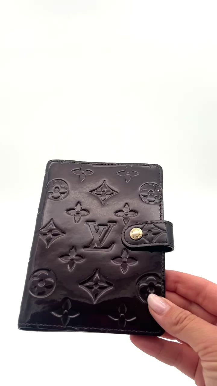 Louis Vuitton Agenda PM Vernis Leder Video